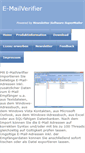 Mobile Screenshot of e-mailverifier.de