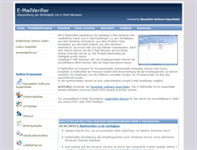 Tablet Screenshot of e-mailverifier.de